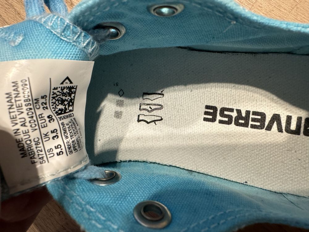 Convers AllStar niebieskie rozmiar 36