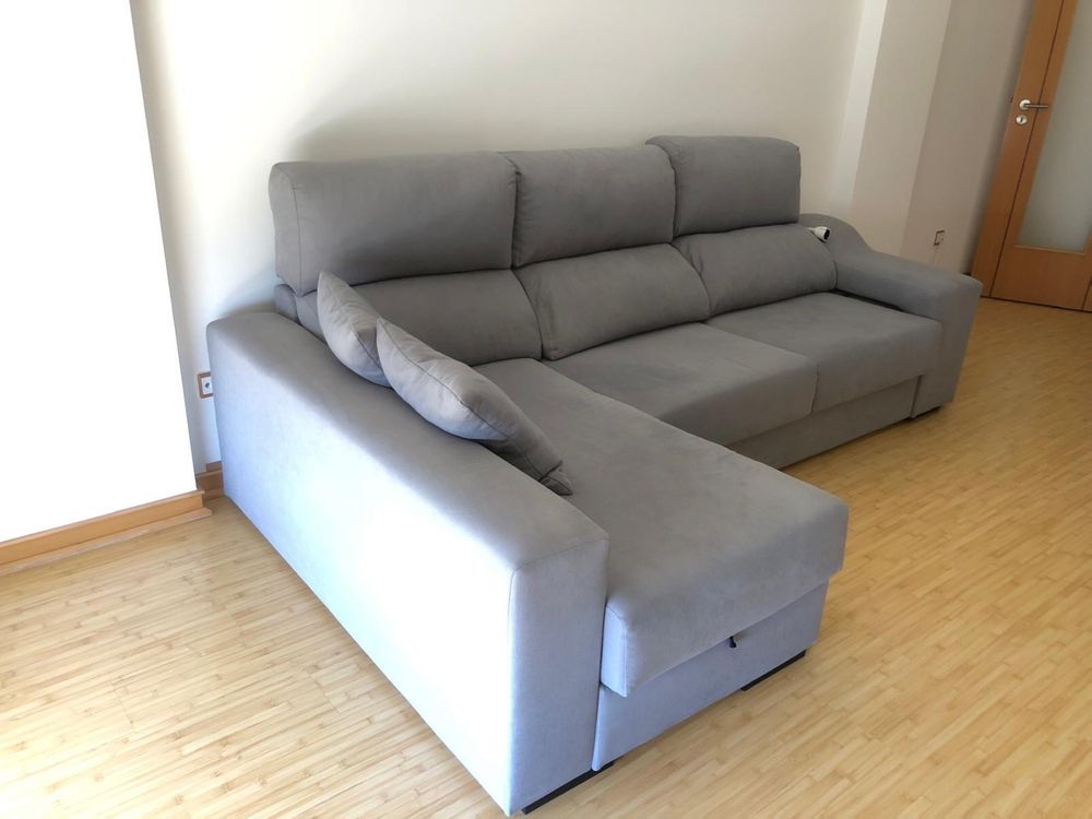 Vendo sofa com chase longue