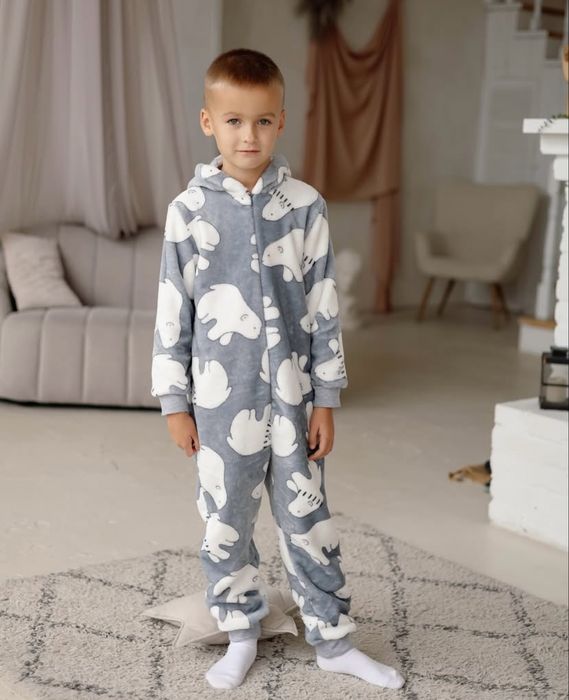 Дитячий махровый комбінезон 6-7 років