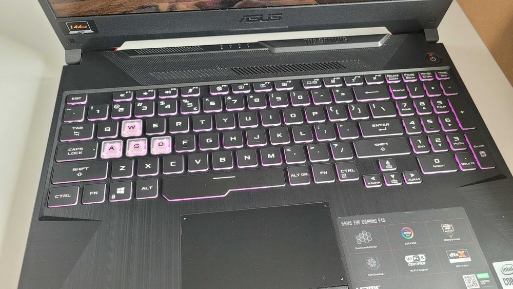 Laptop gamingowy ASUS TUF Gaming 15,6, 144Hz i5-10300H, 16GBRam, win11