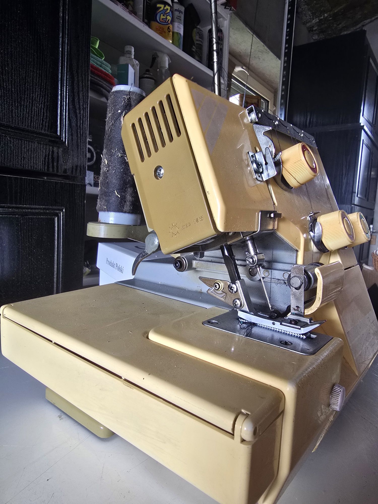 Maszyna do szycia Łucznik 432 i Owerlok Elna Lock F3 overlock overlok