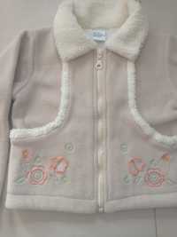 Bluza- kurtka dla dziewczynki r. 86-92