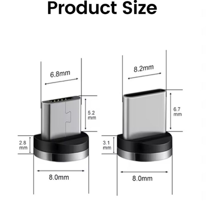 Кабель магнитный,Наконечник для магнитного кабеля, коннектор 7пиновый,