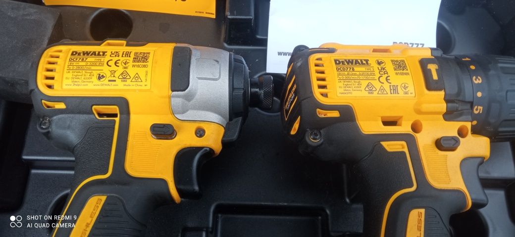 DeWalt twin pack wkrętarka dcd778 dcf787 18v x2x3ah