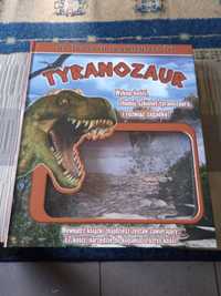 Książka  tyranozaur na tropach skamieniałości