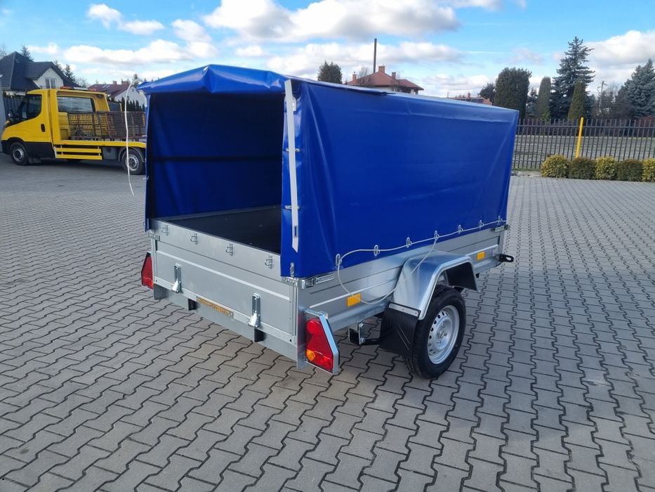 Przyczepa rydwan 220x130x110 resor profile nowa do 750 ba B z Plandeką