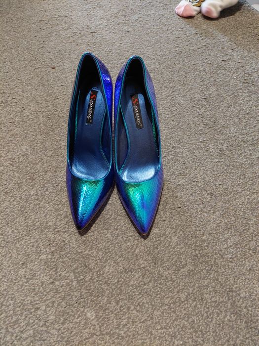 Buty szpilki hologram roz 39 Nowe