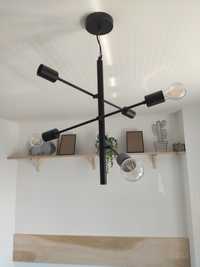 Lampa zwis loft sticks 6 ramienna