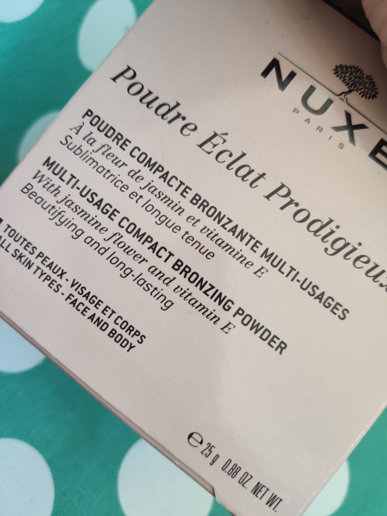 Nuxe Prodigieux Puder Brązujący 25 g nowy