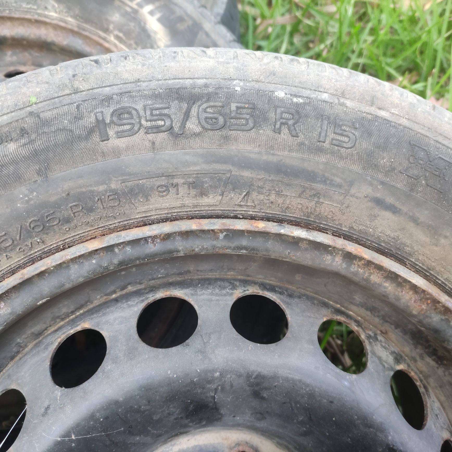 4 Jantes 15" 5 furos em ferro Mercedes
