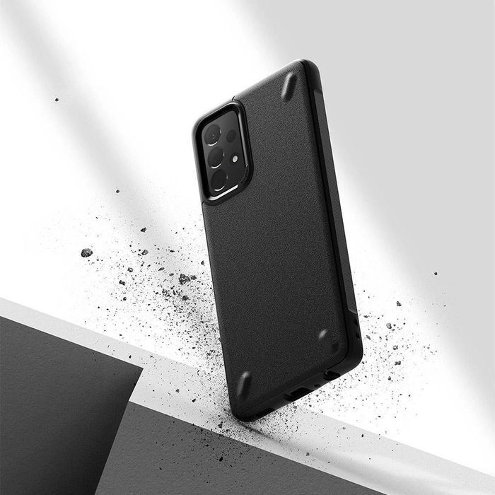Ringke Onyx wytrzymałe etui pokrowiec Samsung Galaxy A72 4G szary
