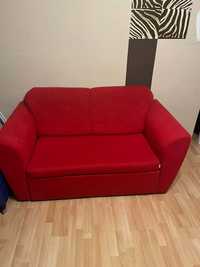 Rozkładana sofa dwuosobowa