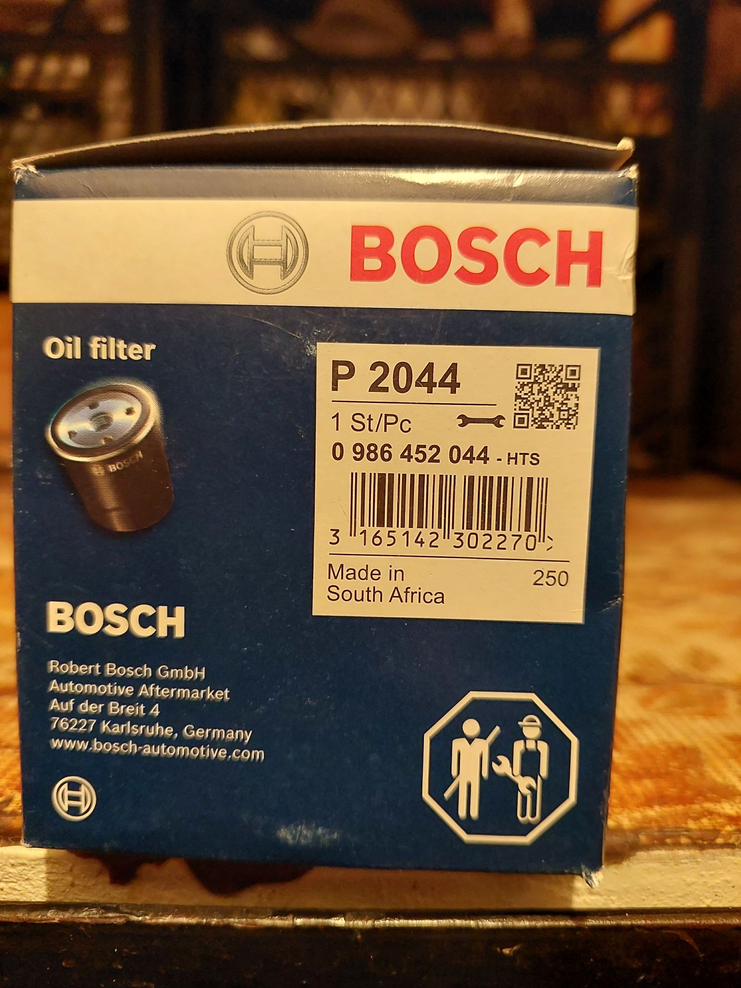 Масляний фільтр, масляный фильтр Bosch Р 2044