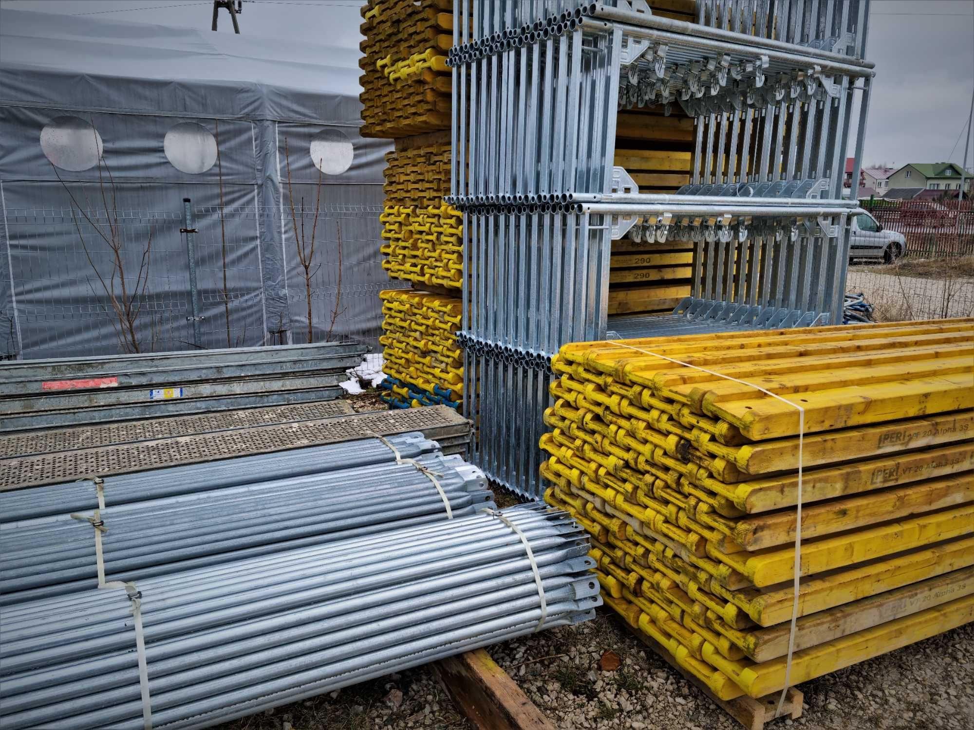 Stemple budowlane Sztyce Szalunki Podpory Dźwigary H-20