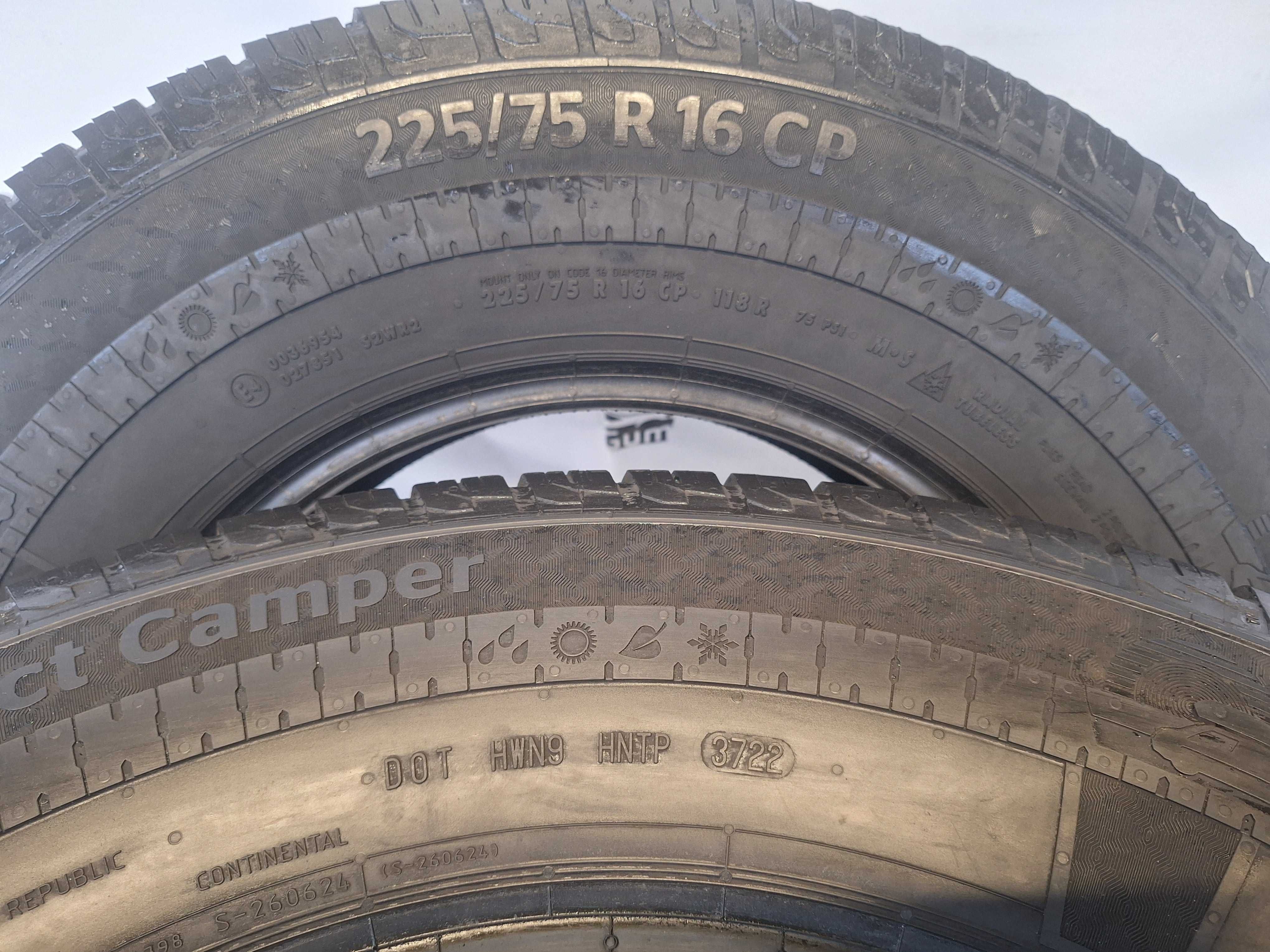 Opony 225/75 R 16 C Continental VanContact Camper 4Season