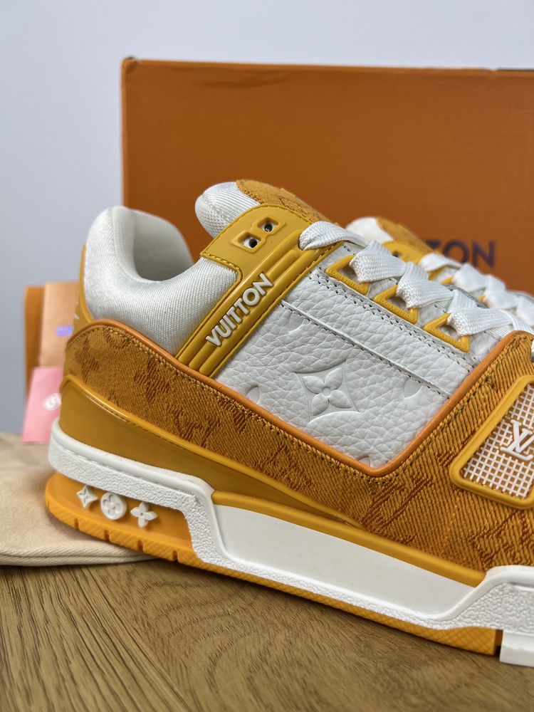 Кросівки Louis Vuitton Trainer Yellow Monogram
