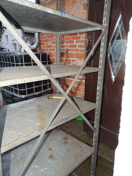 regały metalowe  wysokie-rezerwacja do 8 listopada