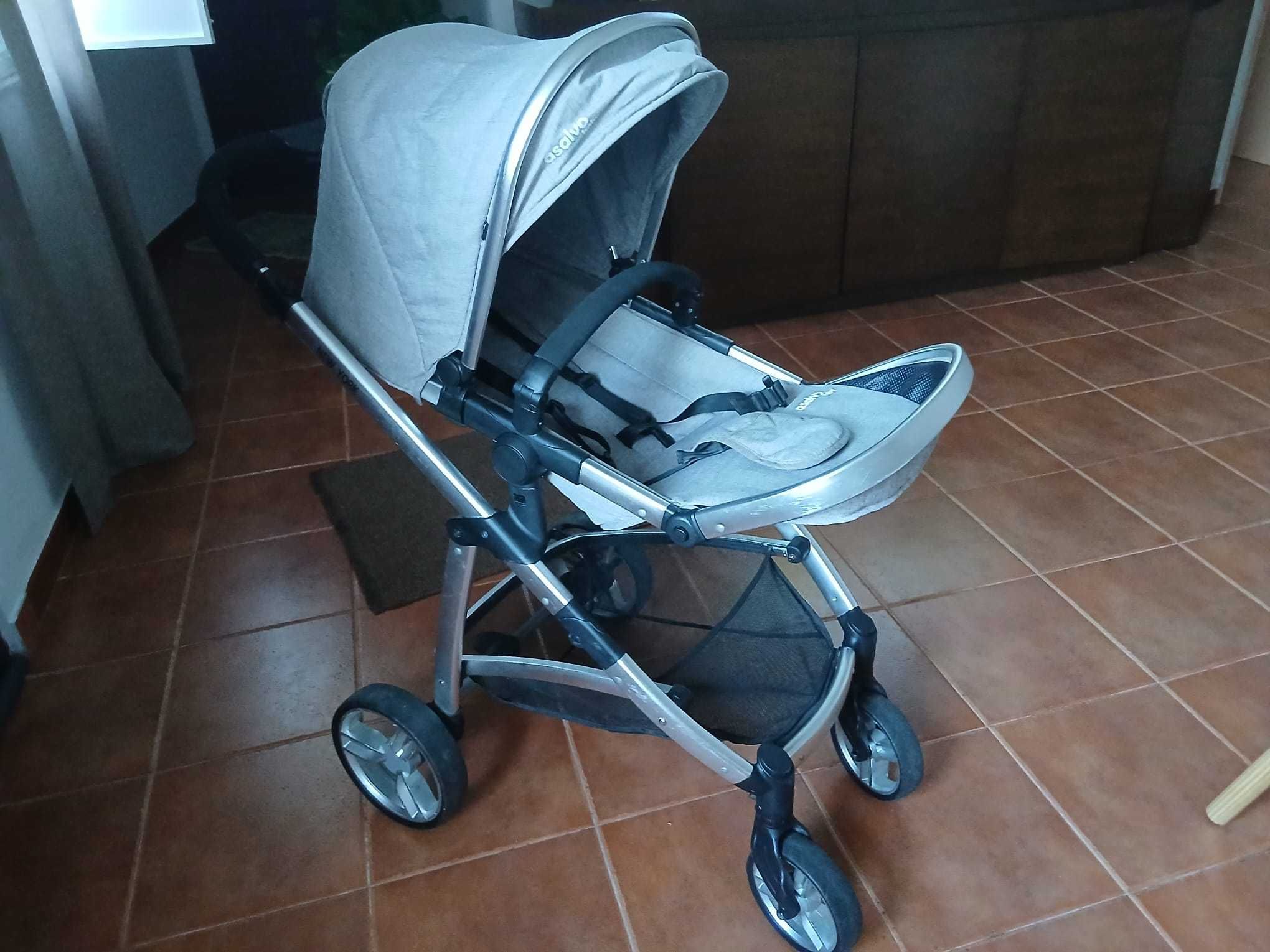 Carrinho de bebé completo