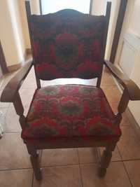 Krzesła dębowe vintage piękne