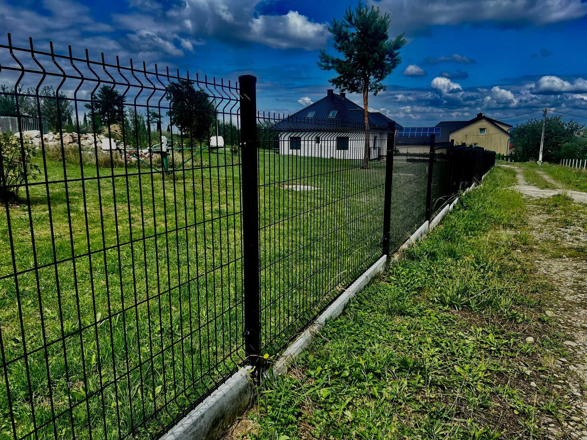 Kompletne ogrodzenie panelowe /  panel 123cm 153cm fi 5mm 4mm HDS