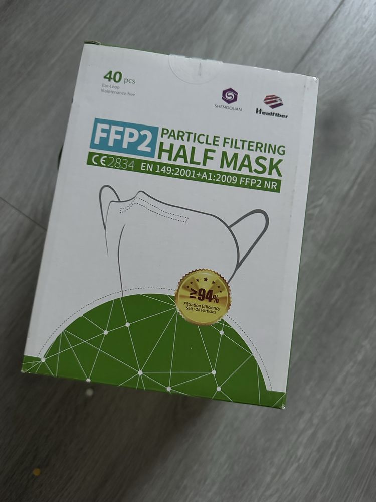MASKA FFP2 GRAFENOWA 40 sztuk antysmogowa