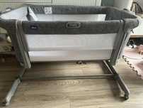 Chicco Next 2 Me Magic Evo - łóżeczko niemowlęce 2w1, Dark Grey