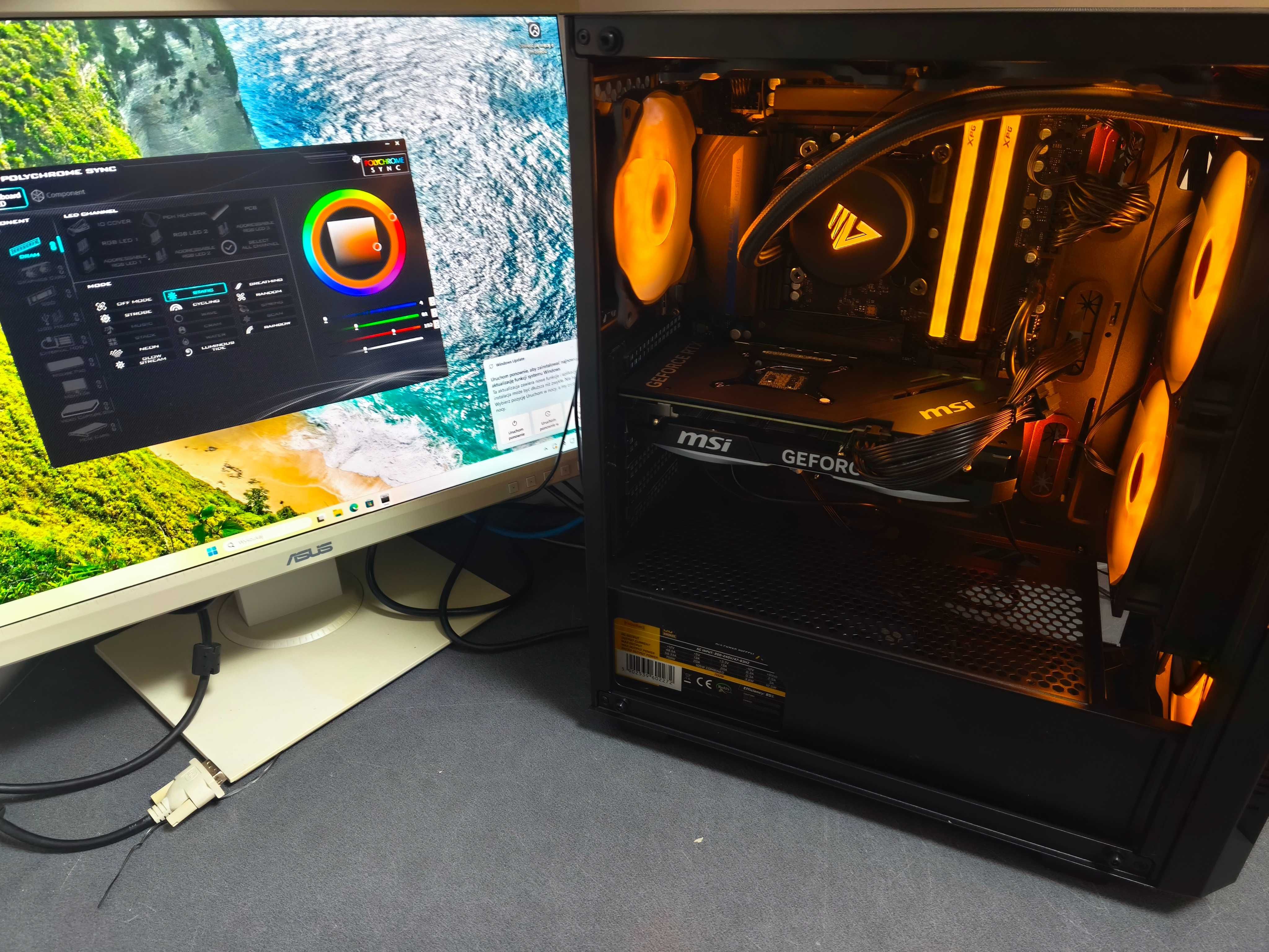 Nowy Komputer Gamingowy i7-14Gen 32GB DDR5 1TB RTX 3060 12GB W11