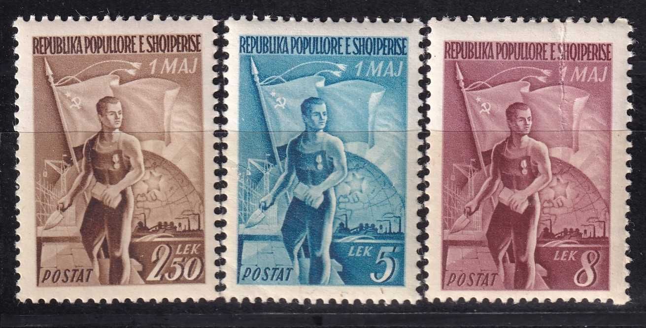 Albania 1949 Mi.459-461 cena 14,90 zł kat.8,50€