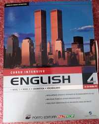 Curso intensivo de Inglês em 4 CD-ROM para PC da Porto Editora
