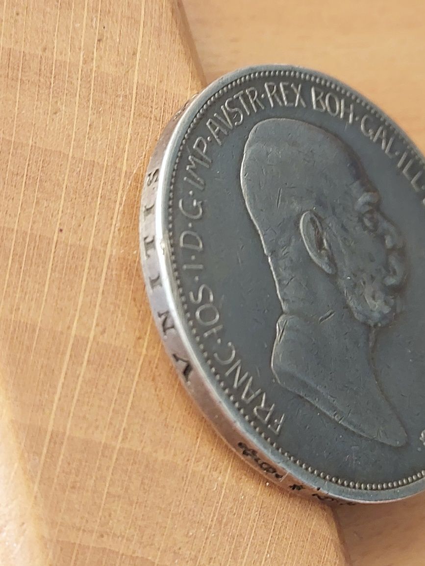 5 koron srebro Franciszek Józef