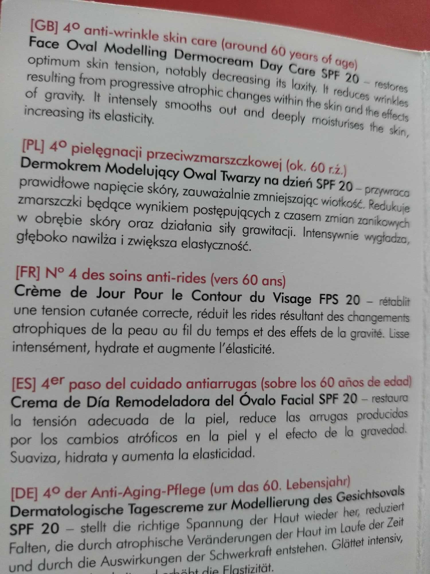 Dr Irena Eris Clinic Way 4° SPF20 krem modelujący owal twarzy na dzień