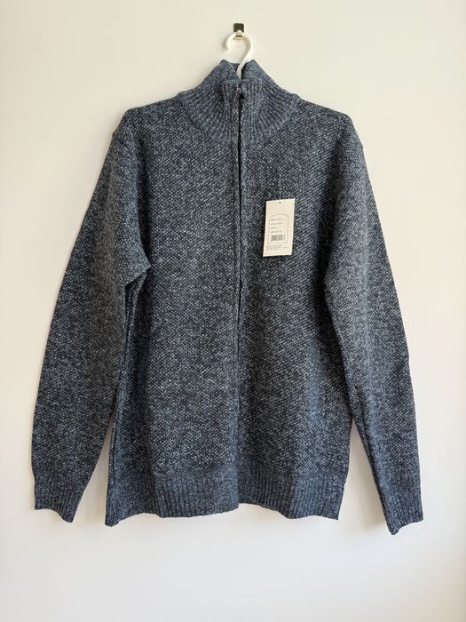 Sweter męski kardigan na zamek