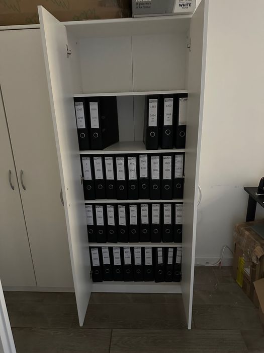 Szafa dwudrzwiowa biała