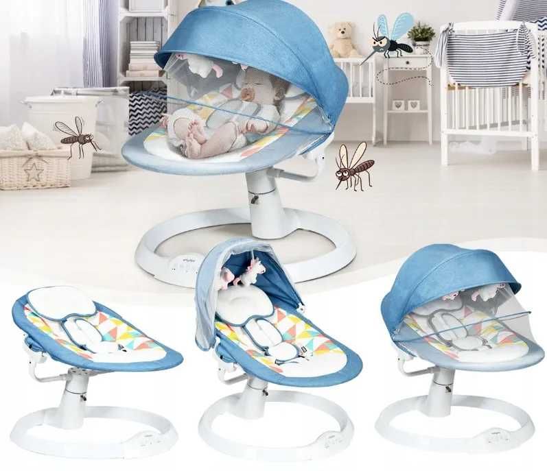 Huśtawka dla dzieci leżaczek bujaczek elektryczny dla niemowląt