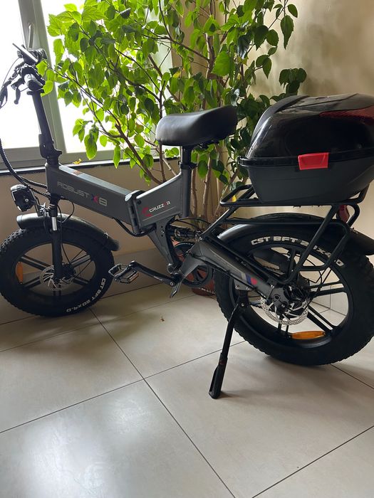 Електро велосипед CRUZZER ROBUST X8(1200w,48V 24Ah)2025р сірий
