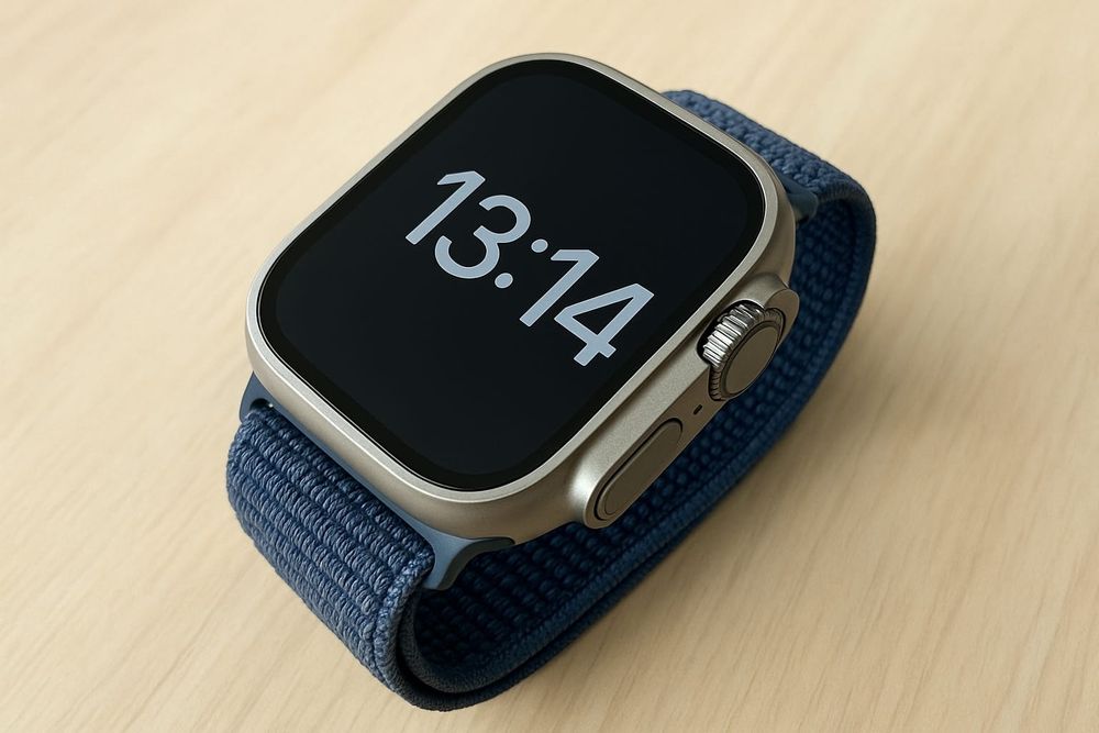Apple Watch Ultra 2 49mm Natural Titanium Blue Trail Loop