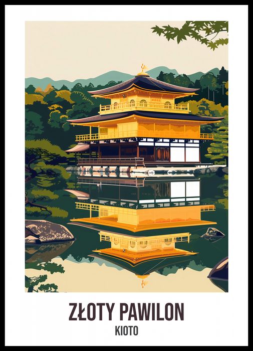 Plakat 50x70cm Złoty Pawilon