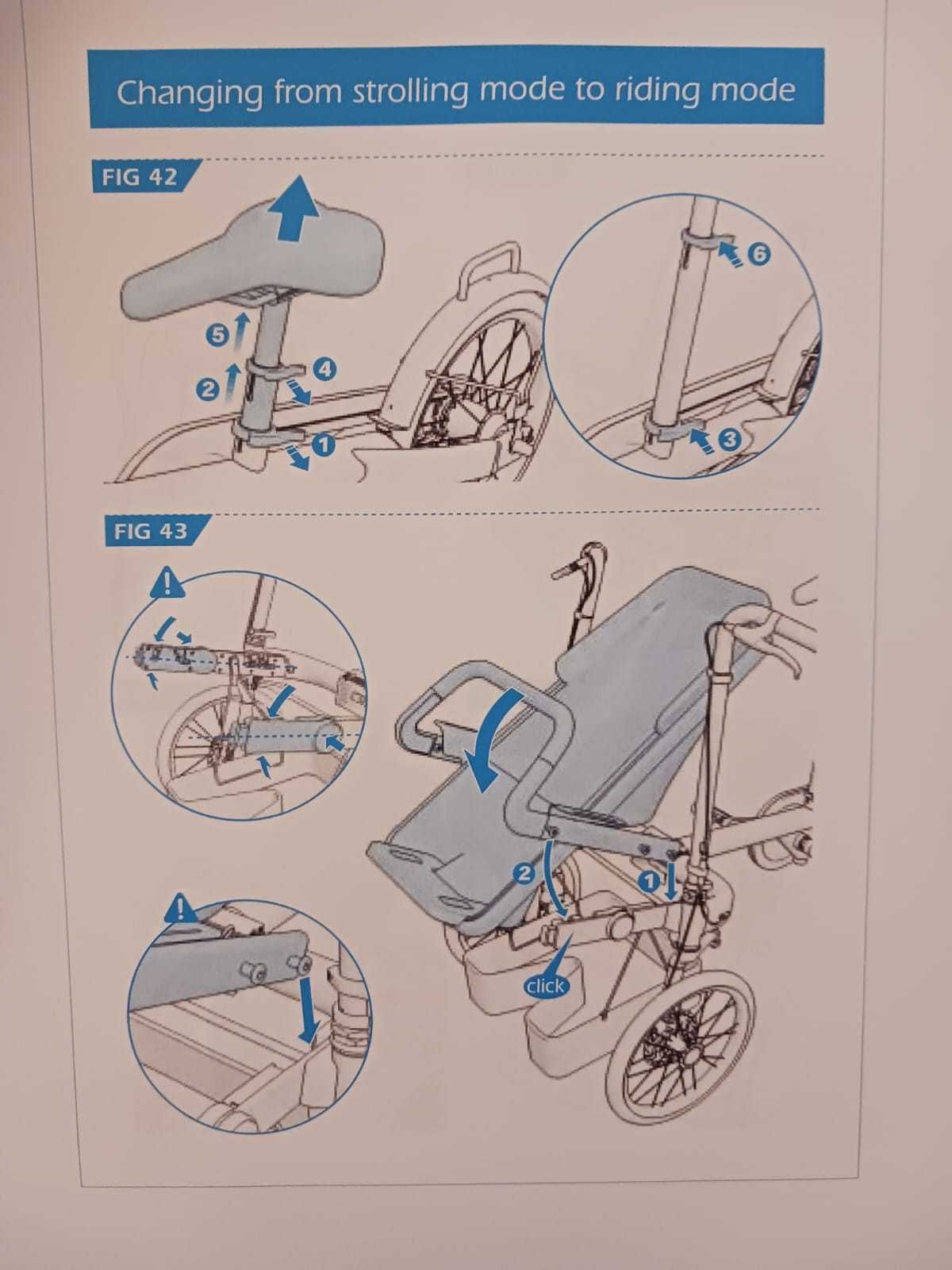 TagaBike com Carrinho de Bebé