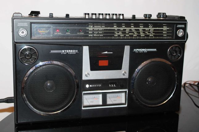 SANYO M4500KE Radioodtwarzacz audiofilski vintage fm/am kaseta Wysyłka