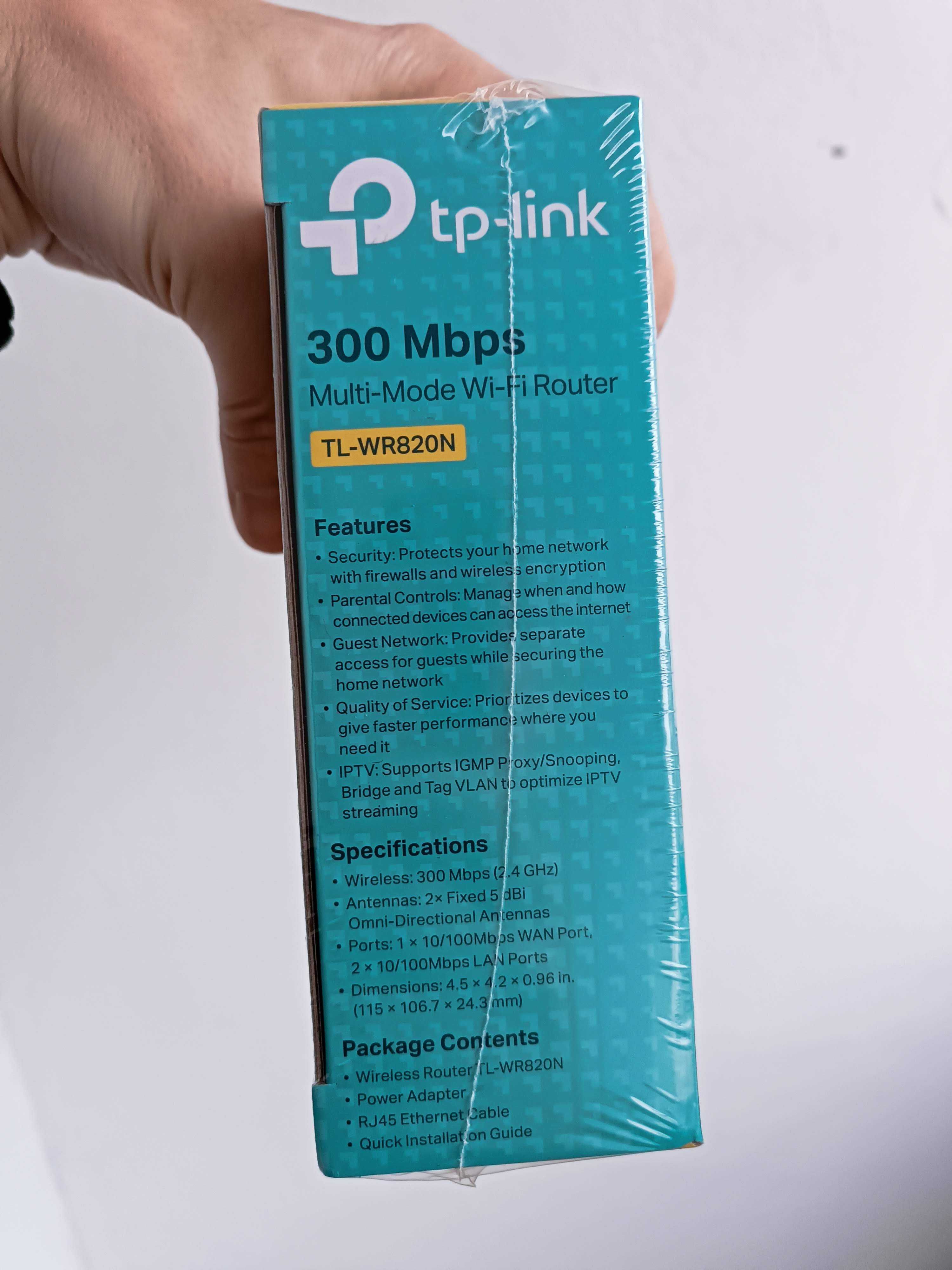 WiFi роутер TP-Link TL-WR820N версія 2. 300мбіт. Новий!