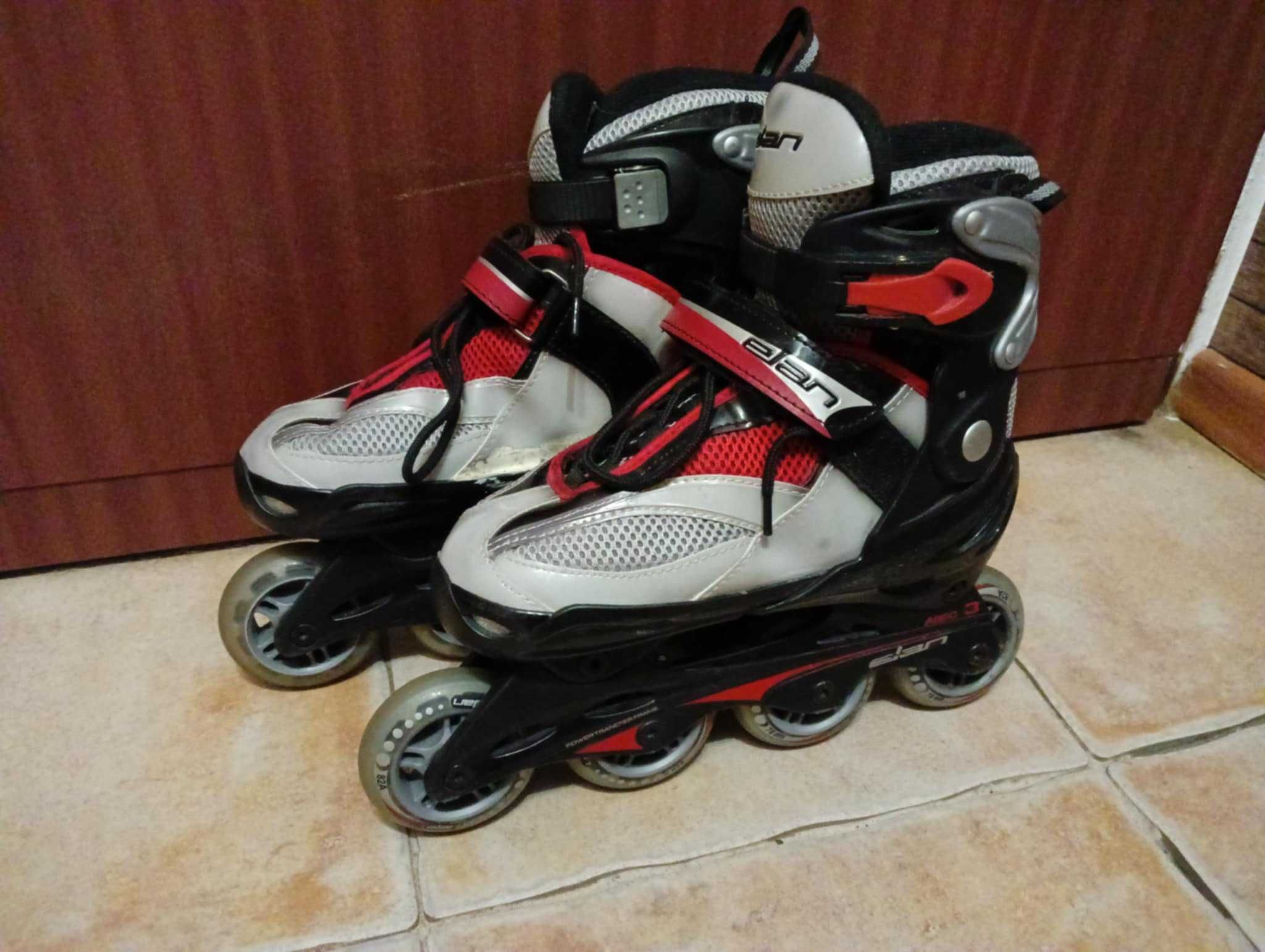 Rolki łyżworolki dziecięce ELAN JUNIOR rozmiar 35-38 stan BDB