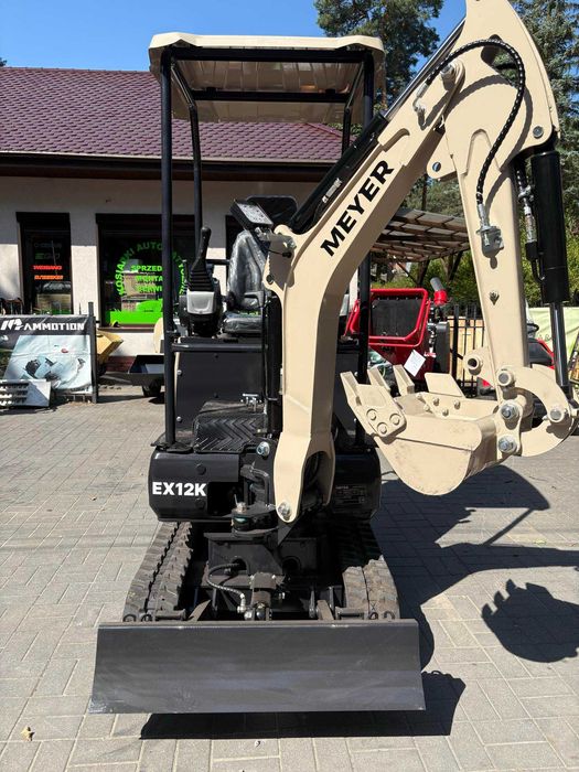 Minikoparka Meyer EX12K - 1,2 t, silnik Kubota D722 10,2kW