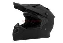 Kask z homologacją crossowy full face na hulajnogę czarny  S M L XL