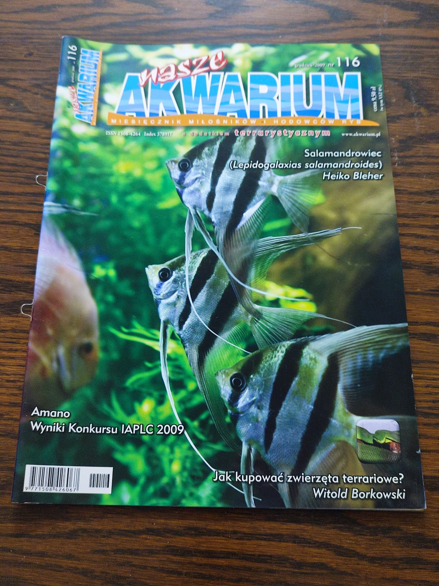 Nasze akwarium magazyn akwarium czasopismo akwarystyczne nr 116 z 2009