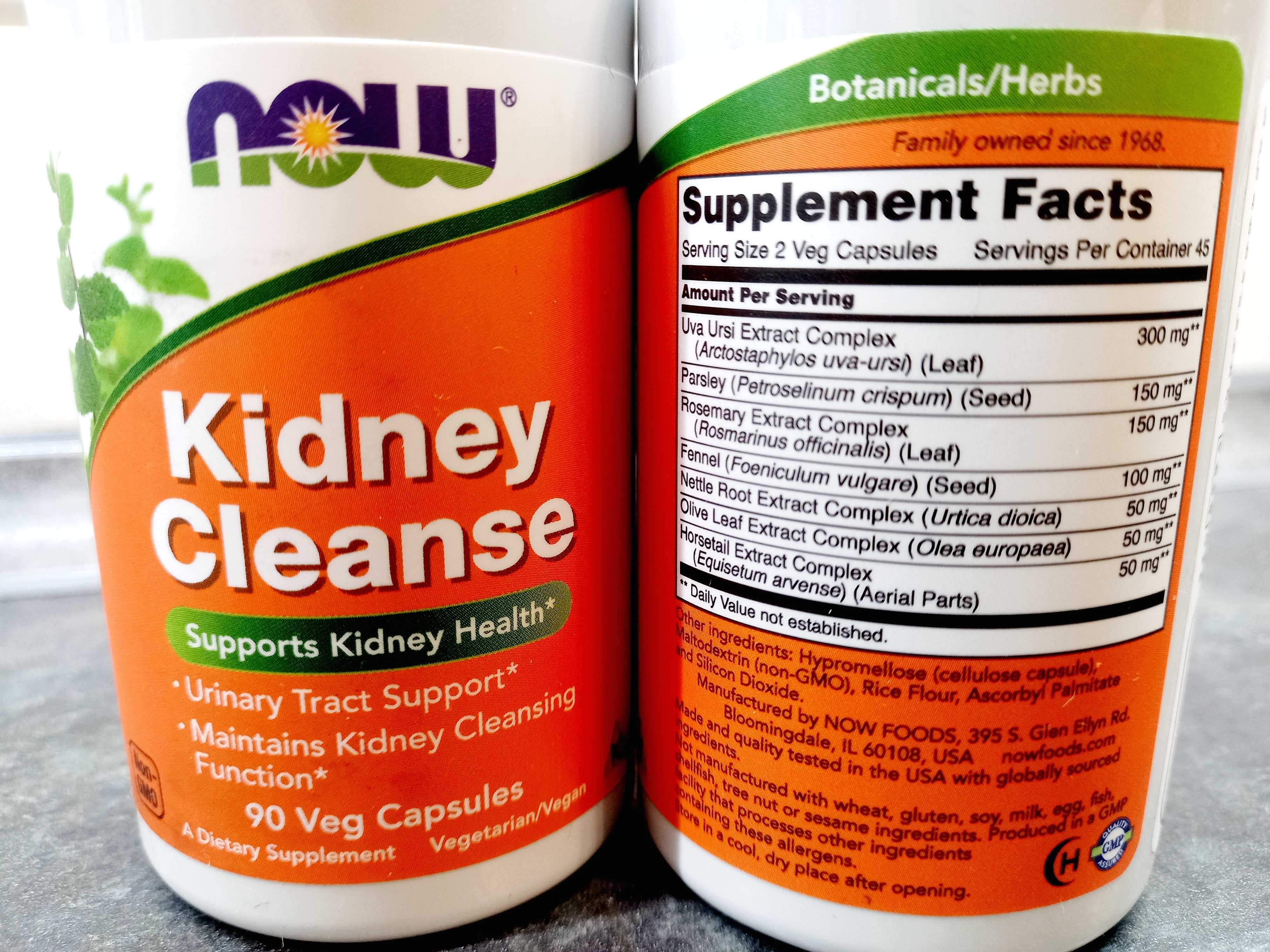 Now Foods, Kidney Cleanse (90 капс.), для здоровья почек