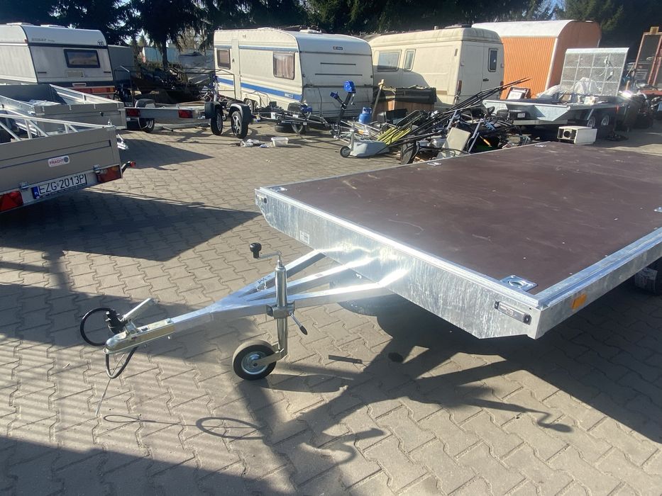 Przyczepa Platforma Fracht Monika 400x200 Dmc 750 kg Nowa Mocna