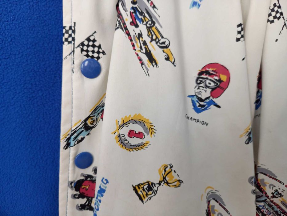 Kurtka przeciwdeszczowa z wyścigówkami 5 - 6 lat