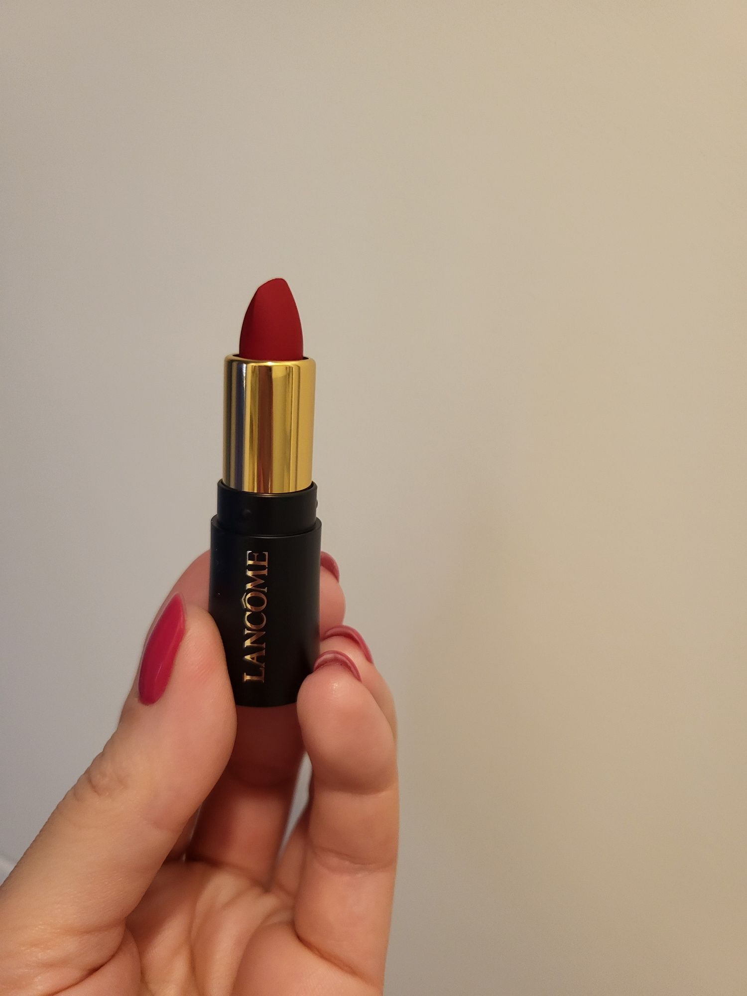 Nowa Szminka Lancome l'absolu Rouge drama matte sephora