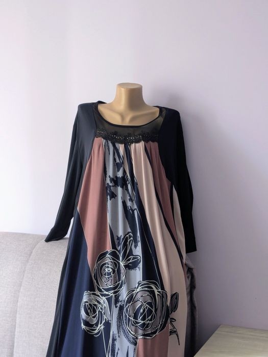 Плаття Сукня жіноча вечірня святкова великого розміру з мереживом