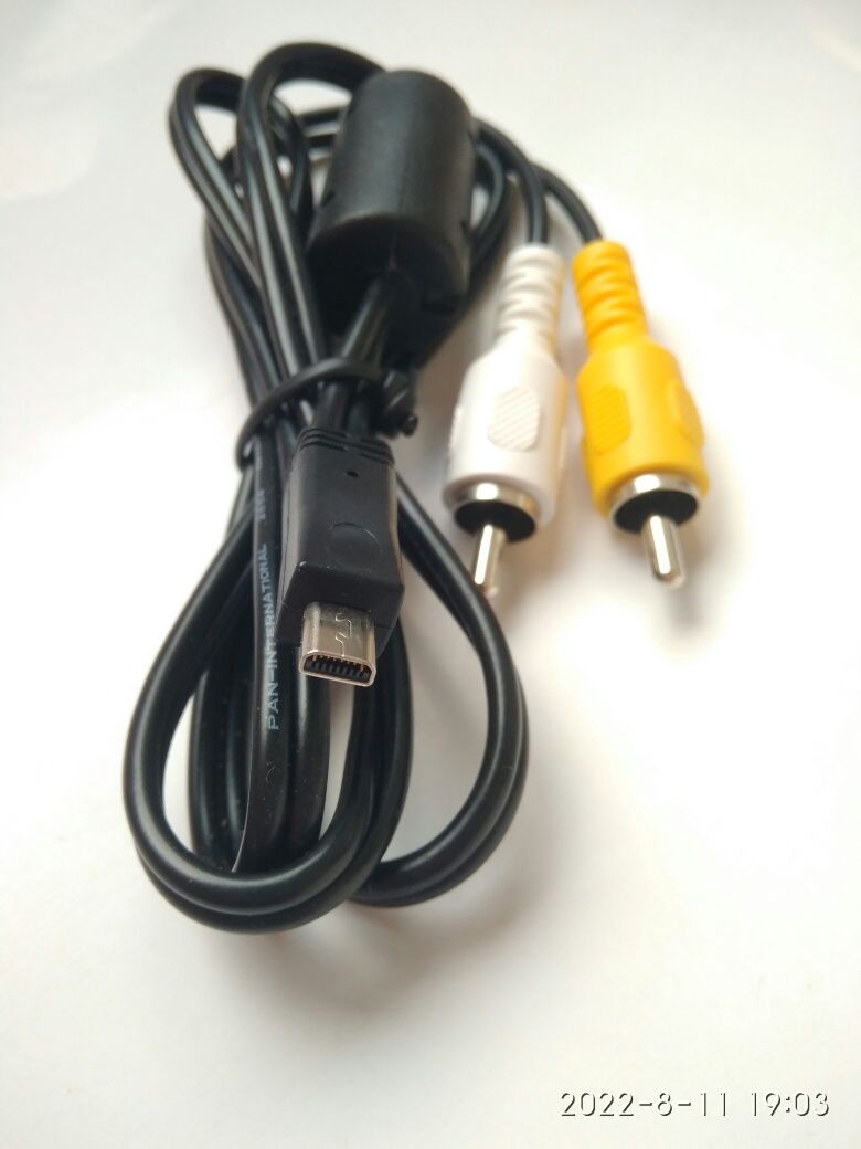 Кабель для фотоапаратів Sony_UC-E6 USB mini B 8-pin (2 RCA)